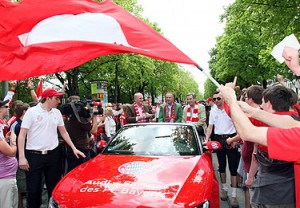 Le défilé du Bayern