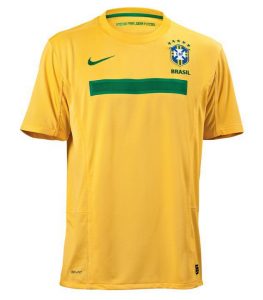 Maillot domicile équipe de football du Brésil