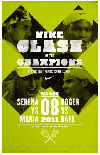 nike clash of The Champions avec Nadal et Federer