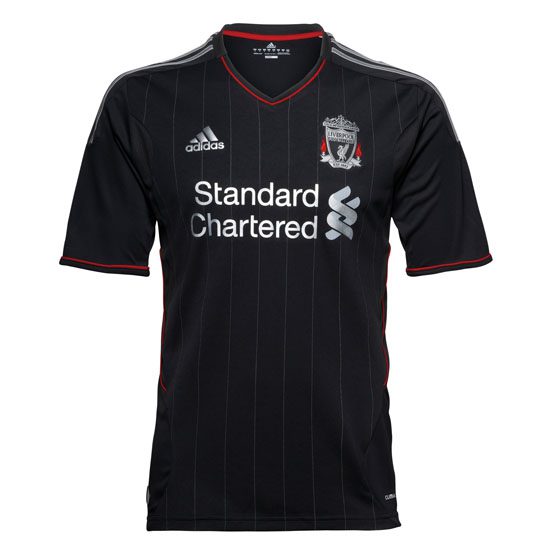 Nouveau maillot extérieur FC Liverpool saison 2011-2012