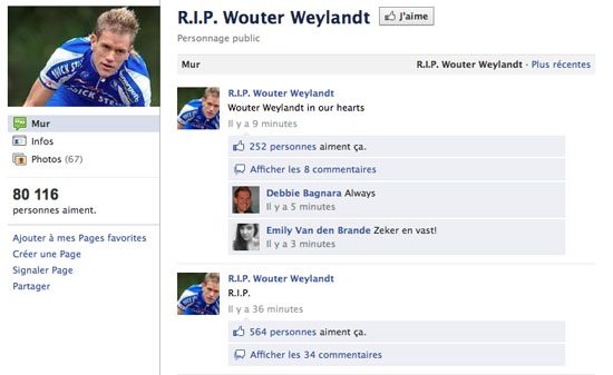RIP Wouter Weylandt