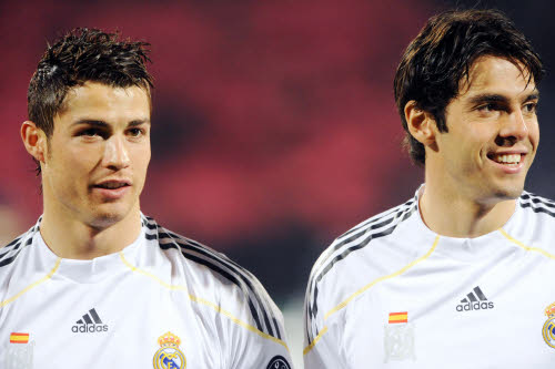 Kaka et Cristiano Ronaldo, les 2 joueurs du Real Madrid - @Iconsport