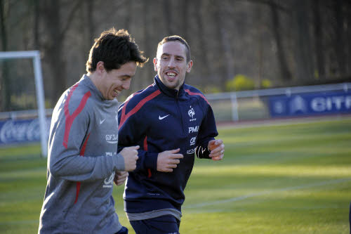 Nasri-Ribéry ensemble chez les Bleus - @Iconsport