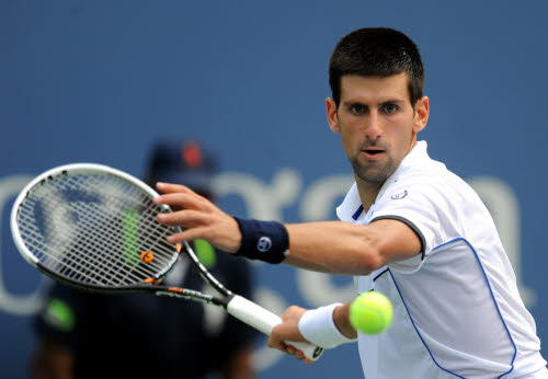 Novak Djokovic à l'US Open 2011 - @Iconsport