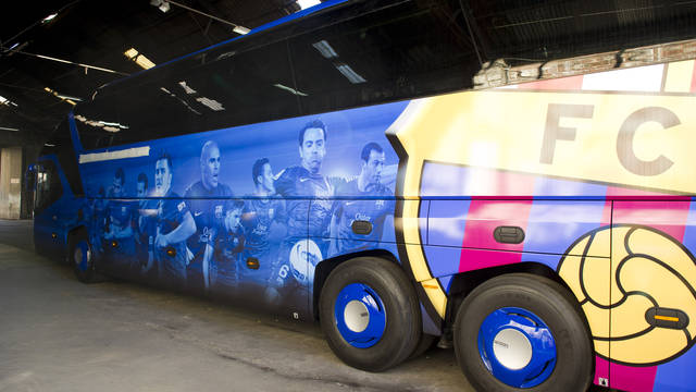 Le bus du FC Barcelone