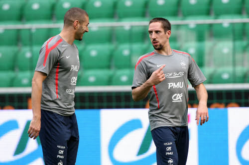Benzema et Ribery - @Iconsport