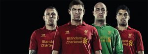 Le maillot du FC Liverpool 2012-2013
