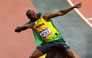 Usain Bolt, médaillé d'or du 100m aux JO 2012 en 9'63 | @IconSport