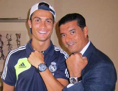 Cristiano Ronaldo et sa nouvelle montre Jacob and Co