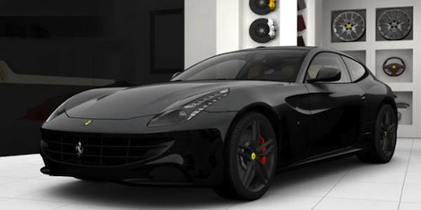 Une Ferrari FF noire pour Dani Alves