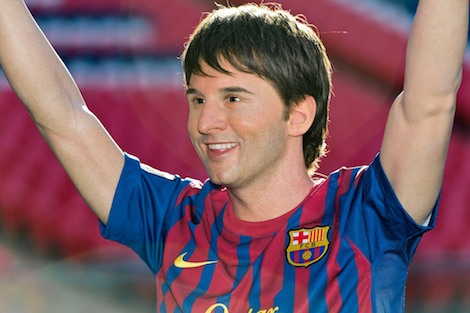 Voici la reproduction en cire de Lionel Messi