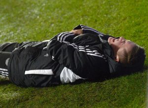 Le ramasseur de balle qui a reçu un coup de pied d'Eden Hazard... Photo: @Iconsport