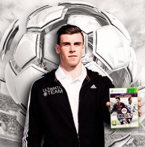 La jaquette de Fifa 14 avec Gareth Bale