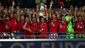 Le Bayern Munich, champion d'Europe 2012-2013