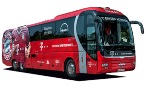 Le bus du Bayern Munich