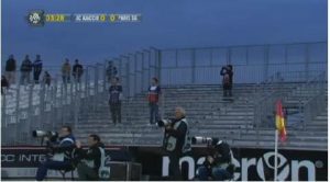 Il n'y avait que trois supporters pour soutenir le PSG à Ajaccio