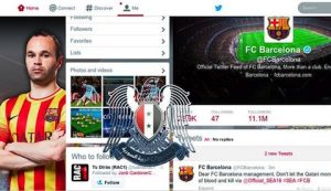 Le FC Barcelone a été victime de pirates du web.