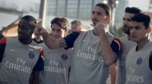 Ibrahimovic et les joueurs du PSG dans la campagne Nivea