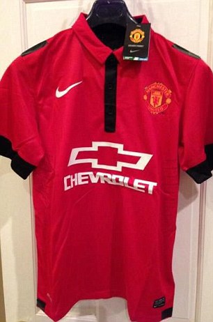 Voici ce que serait le maillot 2014-2015 de Manchester United.