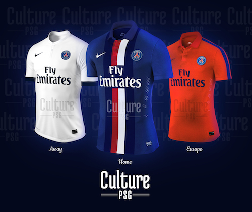 Voici ce que seraient les maillots du PSG pour la saison 2014-2015 - @Culture PSG