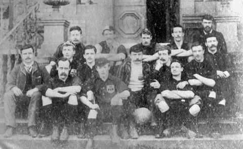 L'équipe du Sheffield FC en 1890