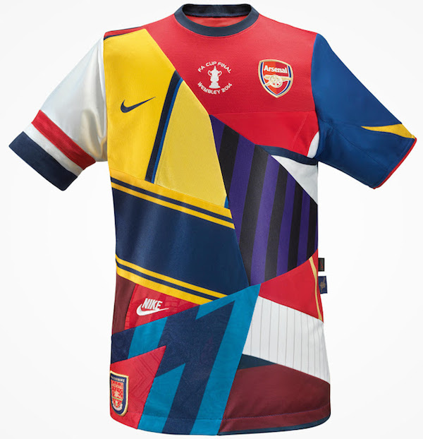 Arsenal maillot hommage FA Cup 20 ans Nike