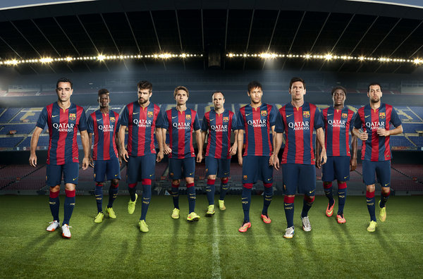 Le FC Barcelone restera fidèle à ses couleurs en 2014-2015 - @Nike