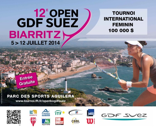 Le tennis féminin est à l'honneur à l'Open GDF SUEZ de Biarritz.