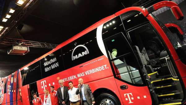 Le Bayern Munich a un nouveau bus pour assurer les déplacements de son équipe.