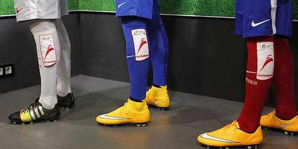 La Liga espagnole de football va expérimenter le sponsoring sur les chaussettes de foot.