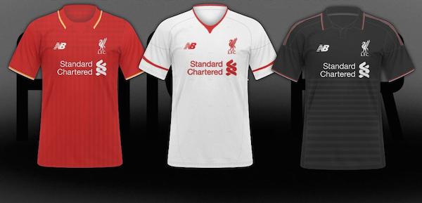 Voici ce que devraient être les maillots de Liverpool en 2014-2015