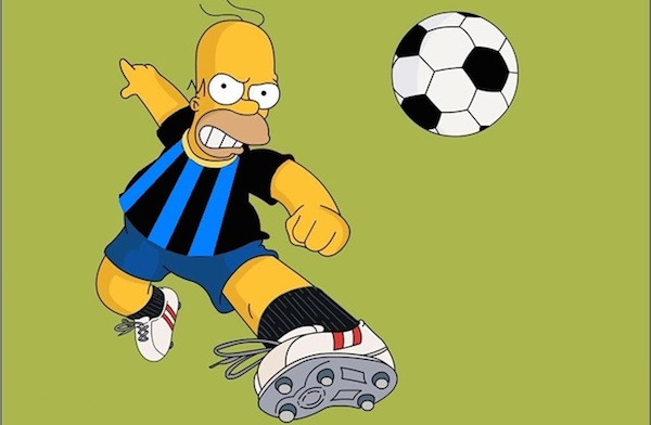 Homer et sa famille poursuivent leur tour des clubs européens de foot. Cette fois c'est à Milan pour voir l'Inter qu'ils se sont déplacés. - @DR