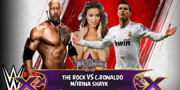Des fans de la WWE ont imaginé ce que serait un match de catch entre Dwayne Johnson alias The Rock et Cristiano Ronaldo.