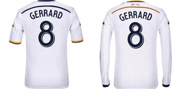 Le maillot de Steven Gerrard est déjà à vendre à la boutique du Los Angeles Galaxy. Mais à un prix totalement démentiel ! - @LA Galaxy store