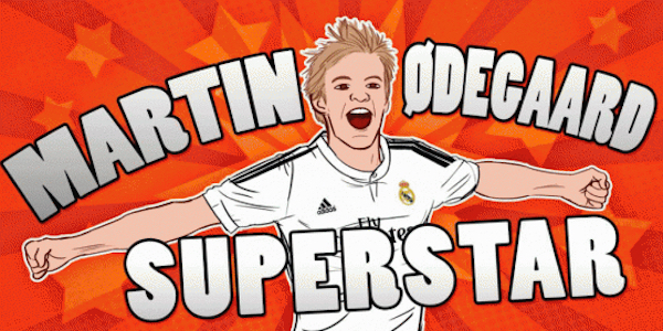 Une chanson à la gloire du jeune prodige du Real Madrid, Martin Odegaard. 