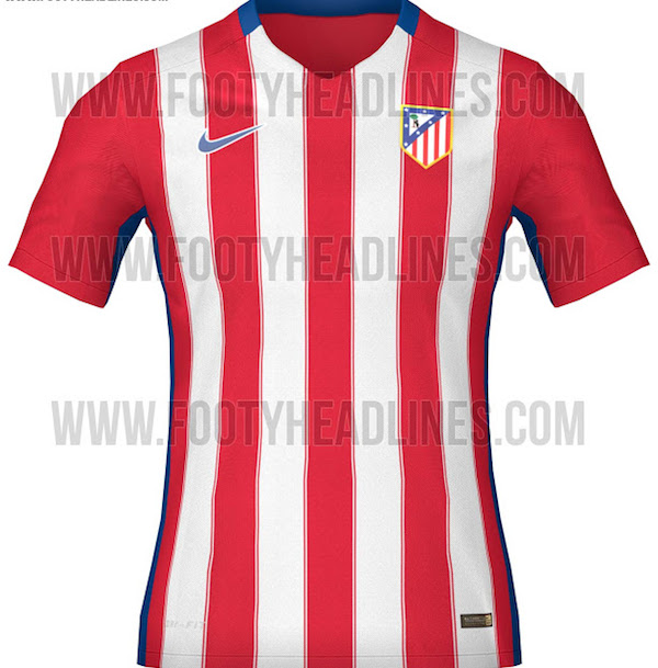 maillot domicile Atletico Madrid 2015-2016