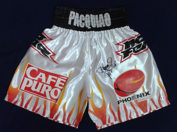 Le short de Pacquiao sera une vitrine à sponsors. 