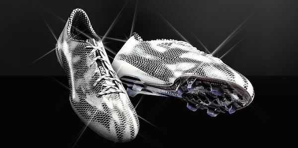 L'Adizero F50 d'Adidas est la chaussure la plus portée par les demi-finalistes de la Ligue des champions 2015. - @Adidas