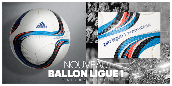 Voilà le ballon officiel de la saison 2015-2016 de Ligue 1. - @Adidas