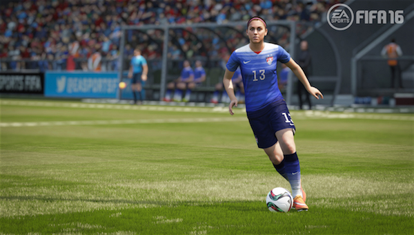 Alex Morgan et d'autres filles du Team USA ont donné leur contribution à la création d'un tournoi féminin dans le prochain FIFA 16.