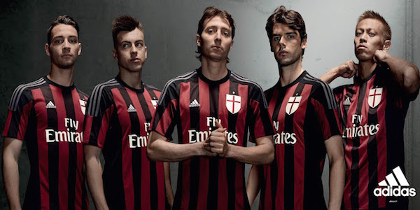 Ces maillots seront ceux du Milan AC à domicile, en 2015-2016. - @Adidas