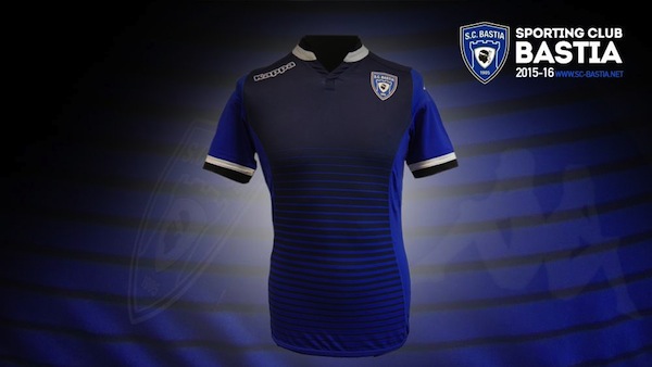 Voici le nouveau maillot domicile 2015-2016 du SC Bastia. - @SCBastia