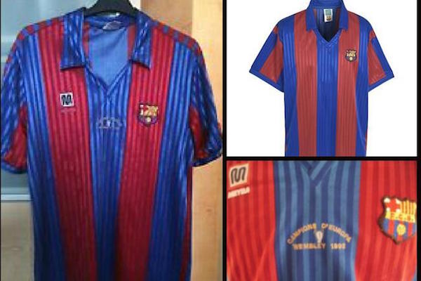 Le maillot domicile 2016-2017 du FC Barcelone rendra hommage à la victoire du Barça à Wembley en 1992. 