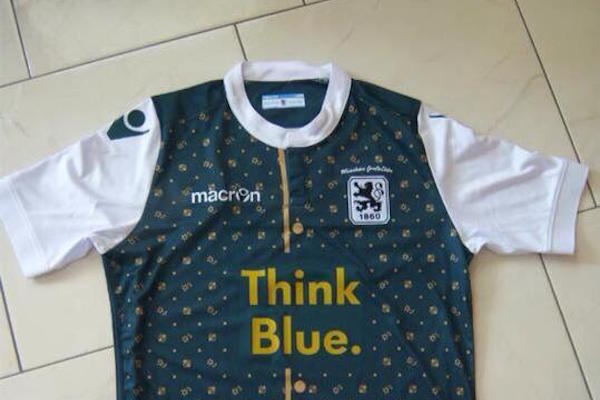 Le club de Munich 1860 portera un étrange maillot inspiré de la tradition bavaroise, à l'occasion de l'Oktoberfest. - @DR