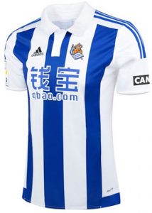 Real Sociedad maillot domicile 2015-2016