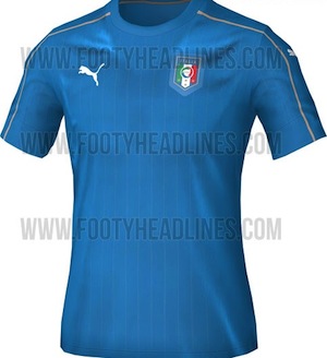 Italie maillot domicile Euro 2016