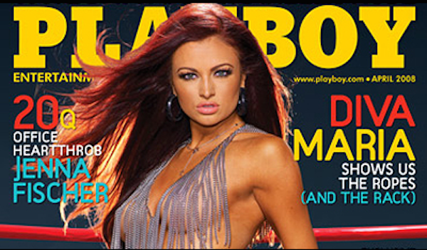Entre sa carrière de catcheuse et sa reconversion comme mannequin et chanteuse, Maria Kanellis a fait la couverture de Playboy. 
