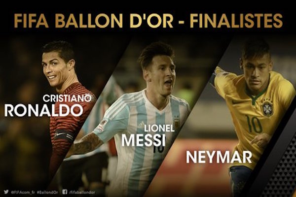 La FIFA a dévoilé les trois finalistes du Ballon d'Or 2015. Mais combien Cristiano Ronaldo, Lionel Messi et Neymar peuvent-ils espérer en gagnant le trophée ? - @Twitter