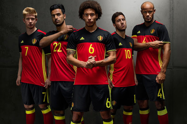 La tenue domicile des Belges à l'Euro 2016 a été dévoilée. - @DR