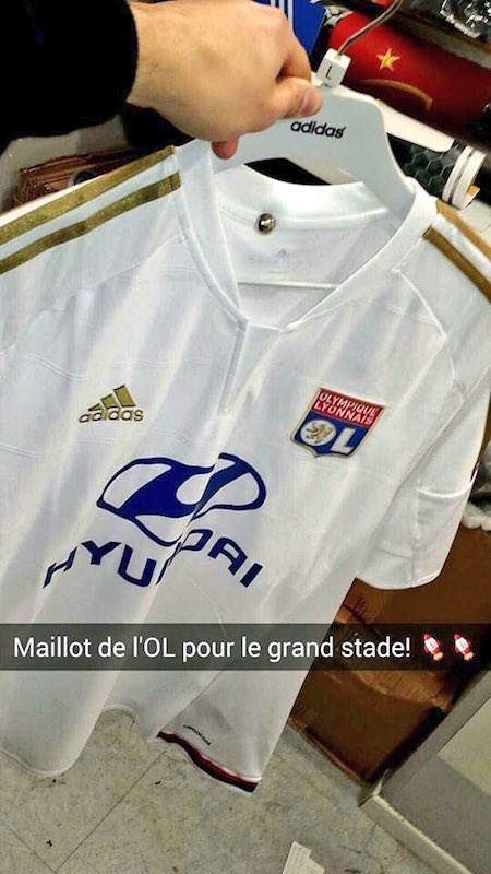Maillot OL Stade Lumières